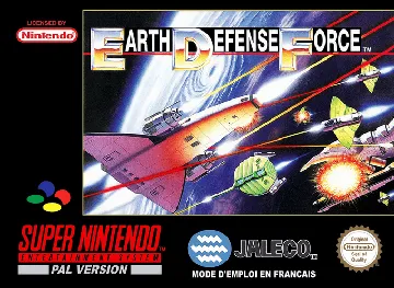 Earth Defense Force (Europe) box cover front